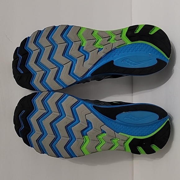 Saucony Men's Zealot Iso 2 Fit Everun Running Shoes Blue Run-Dry Sneakers Sz 14 - Picture 7 of 11
